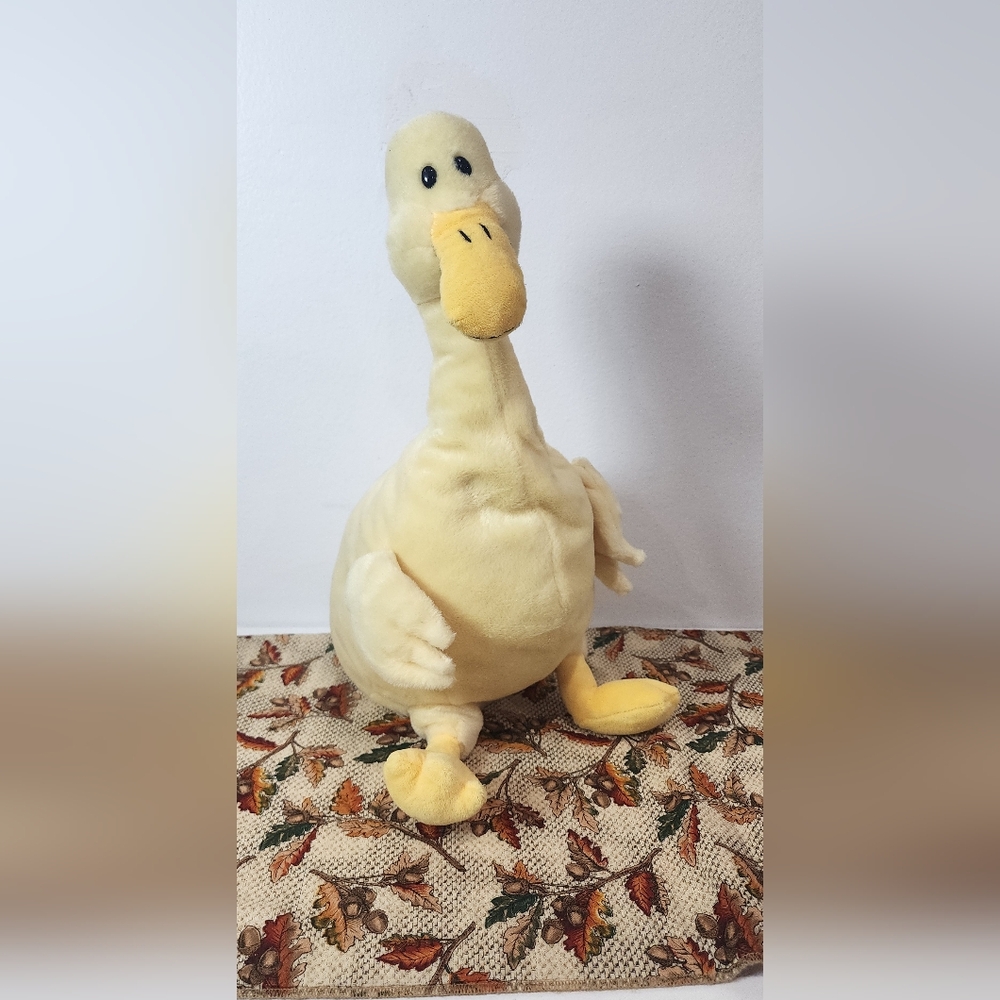Kohls Carea Yellow Duck For President 14" Beanie Plush Stuffed Animal